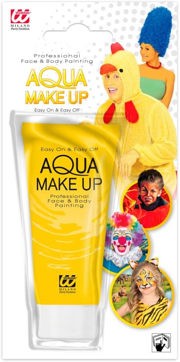 WM Aqua Makeup Κίτρινο Σε Σωληνάριο 30ml (02386) (1)