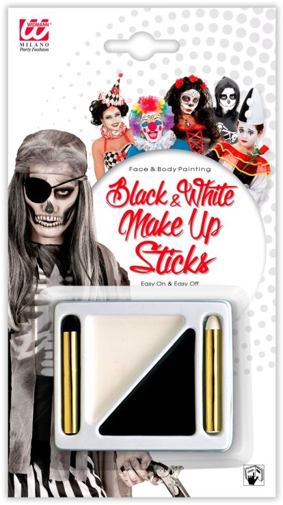 WM Σετ Makeup Μαύρο Άσπρο (4012B) (1)