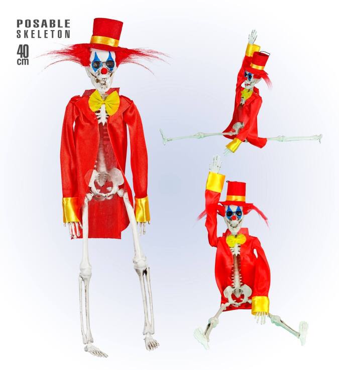 WM Σκελετός Horror Clown 40cm (10995) (1)