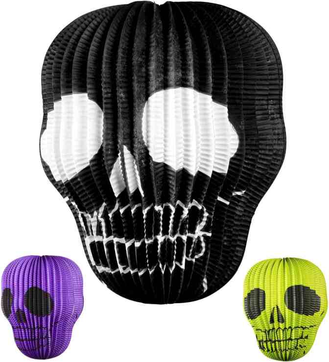 WM Skull Lampion 25cm-3 Σχέδια (95750) (0)