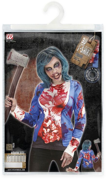 WM T-Shirt Ενηλίκων Zombie Woman (98709) (1)
