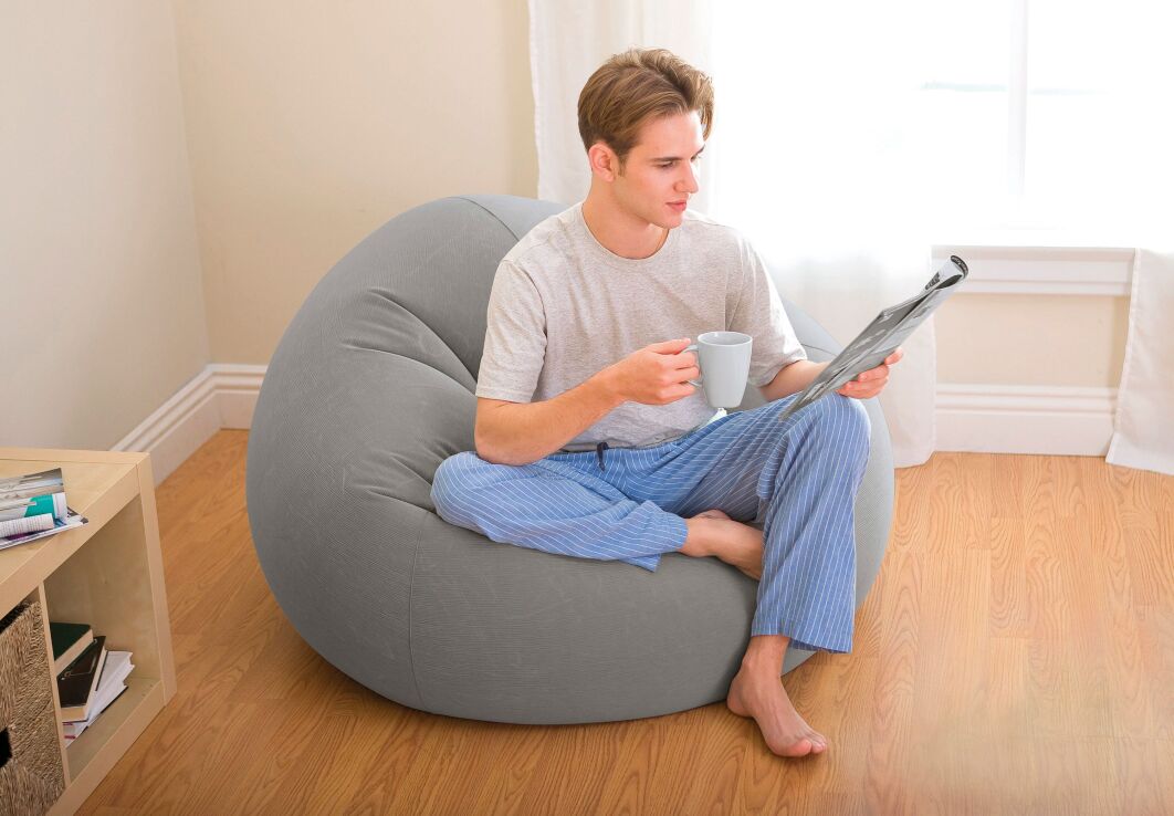 Intex Φουσκωτή Πολυθρόνα Beanless Bag-107x104x69cm (68579NP) (2)