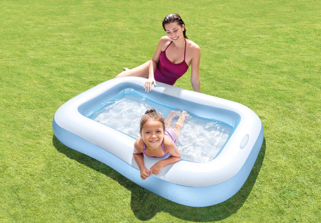 Intex Πισίνα Rectangular Baby Pool 166x100x28cm (57403NP) (1)