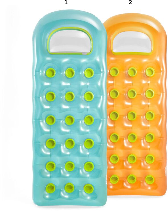 Intex Φουσκωτό Στρώμα 18-Pocket Suntanner Lounge-2 Σχέδια (59895EU) (1)