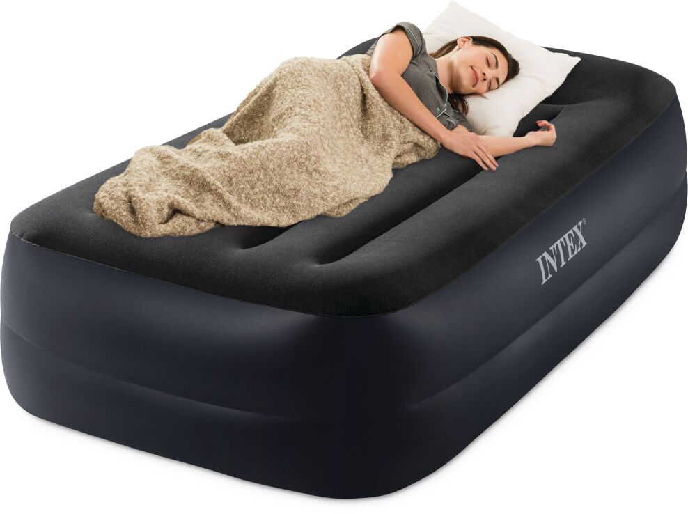Intex Στρώμα Twin Pillow Rest Raised Airbed Fiber-Tech Bip 99x191x42cm (64122) (4)