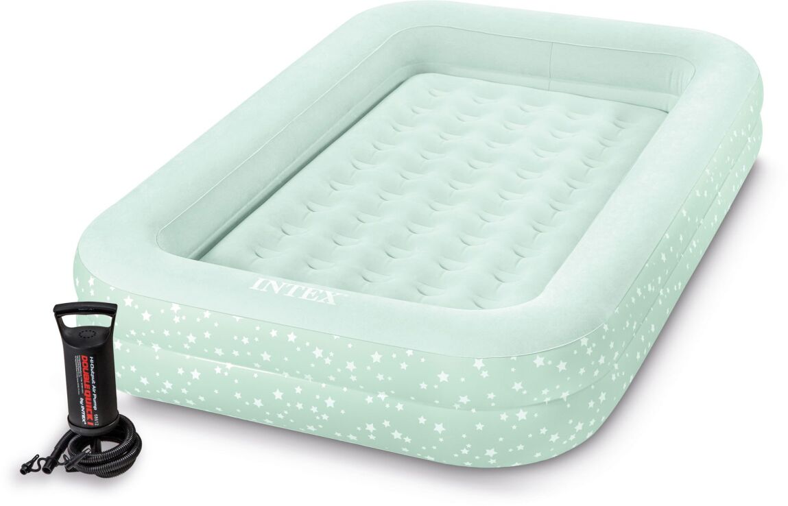 Intex Στρώμα Ταξιδιού Με Αντλία Χειρός 168x107x25cm (66810NP) (1)