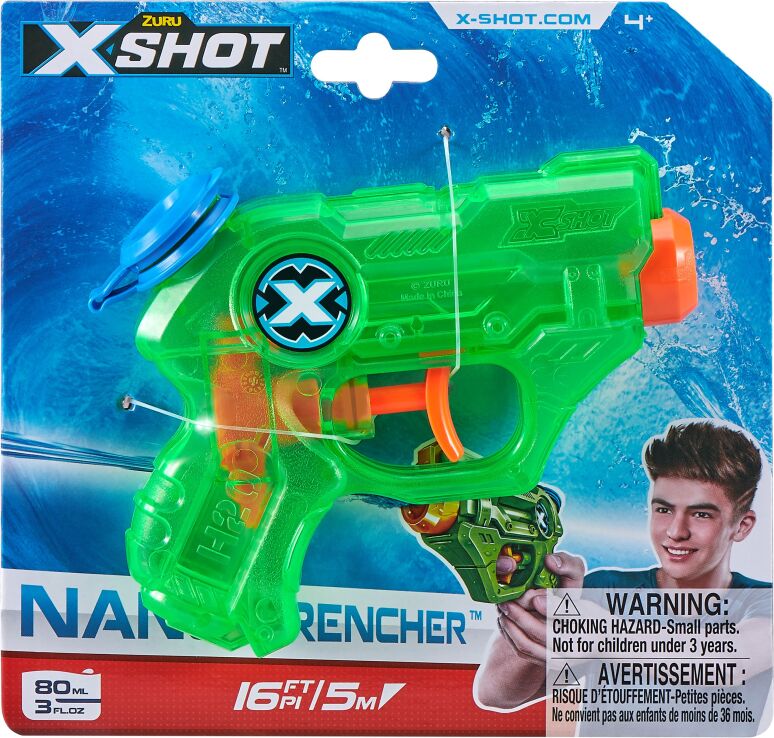 Zuru X-Shot Νεροπίστολο Nano Drencher-2 Σχέδια (5643) (2)