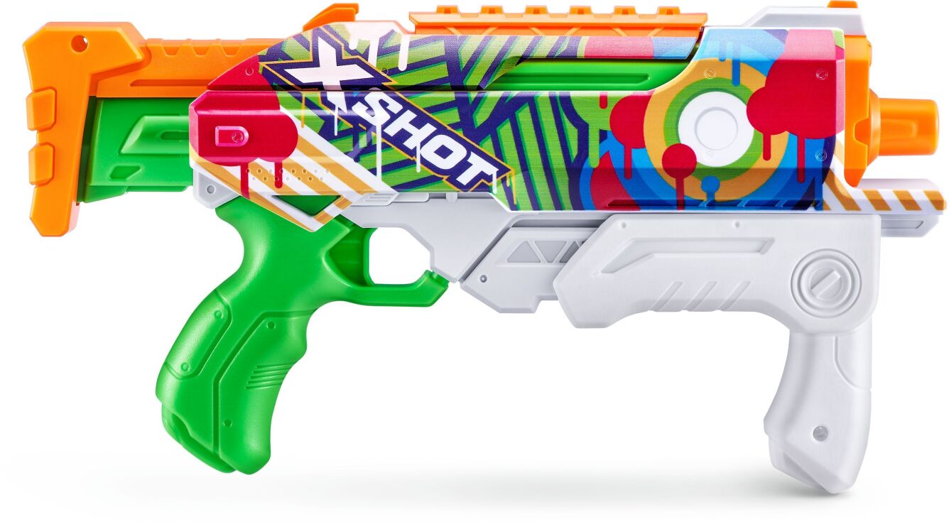 Zuru X-Shot Νεροπίστολο Skins Hyperload Fast-Fill-4 Σχέδια (11854) (4)