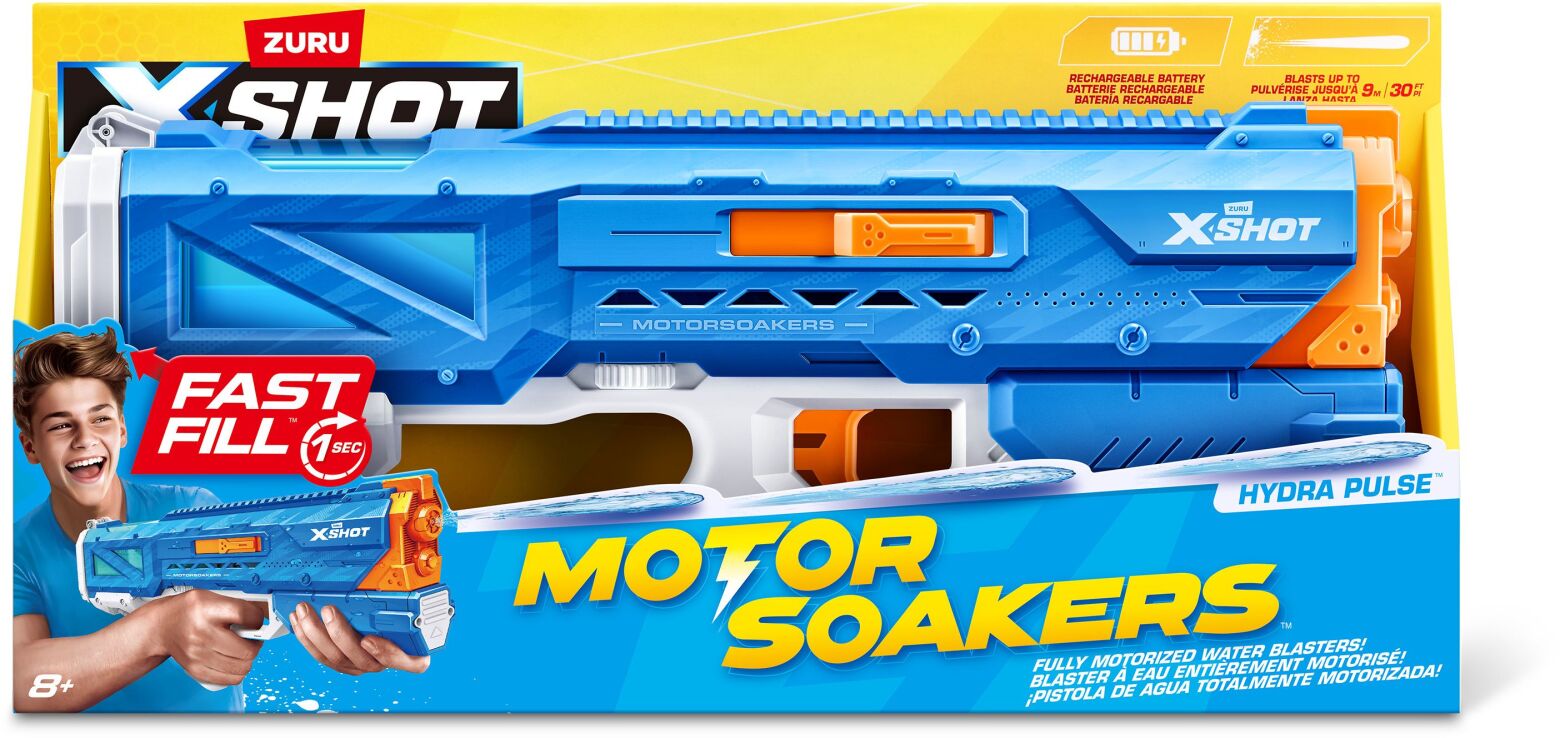 Zuru X-Shot Νεροπίστολο Motor Soakers Small Fast Fill (118158) (1)