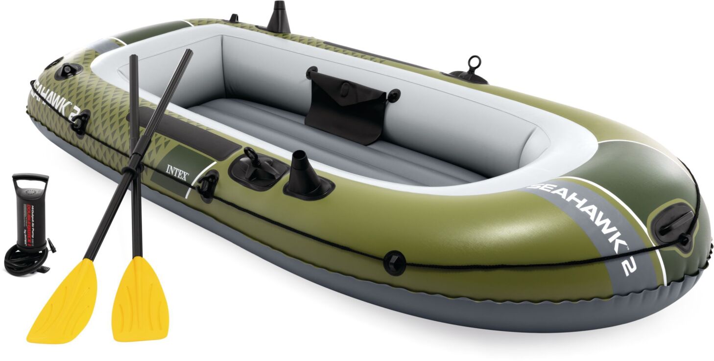 Intex Βάρκα 2 Ατόμων-Seahawk 2 Boat 236cmX114cmX41cm (66332NP) (0)