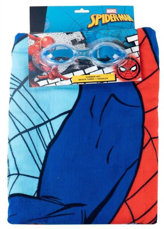 Cerda Spiderman Σετ Πετσέτα Θαλάσσης & Γυαλιά Κολύμβησης (2200010831) (0)