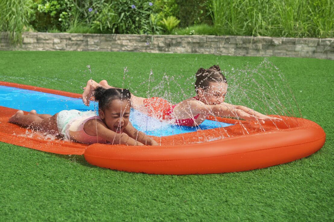 Bestway Τσουλήθρα H2OGO Double Slide 4.88m (52328) (10)