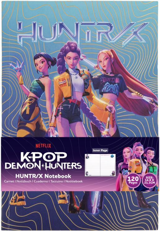 FBL K-Pop Demon Hunters Huntrix Τετράδιο Notebook (CR5165) (1)