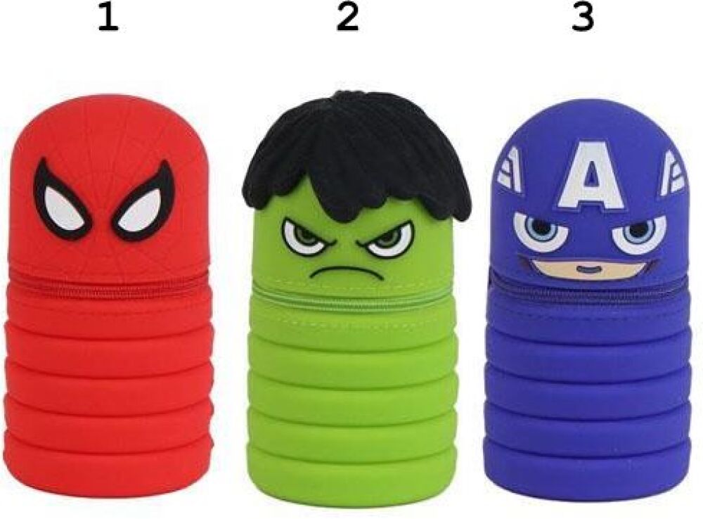 Cerda Avengers 26 Κασετίνα Σιλικόνης-3 Σχέδια (2700001713) (1)
