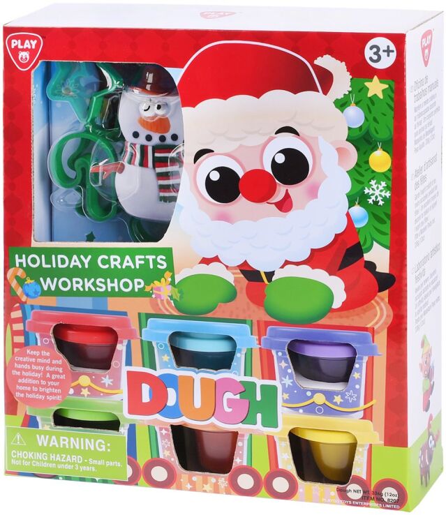 Playgo Πλαστοζυμαράκια Dough Holiday Crafts Workshop (8207) (0)