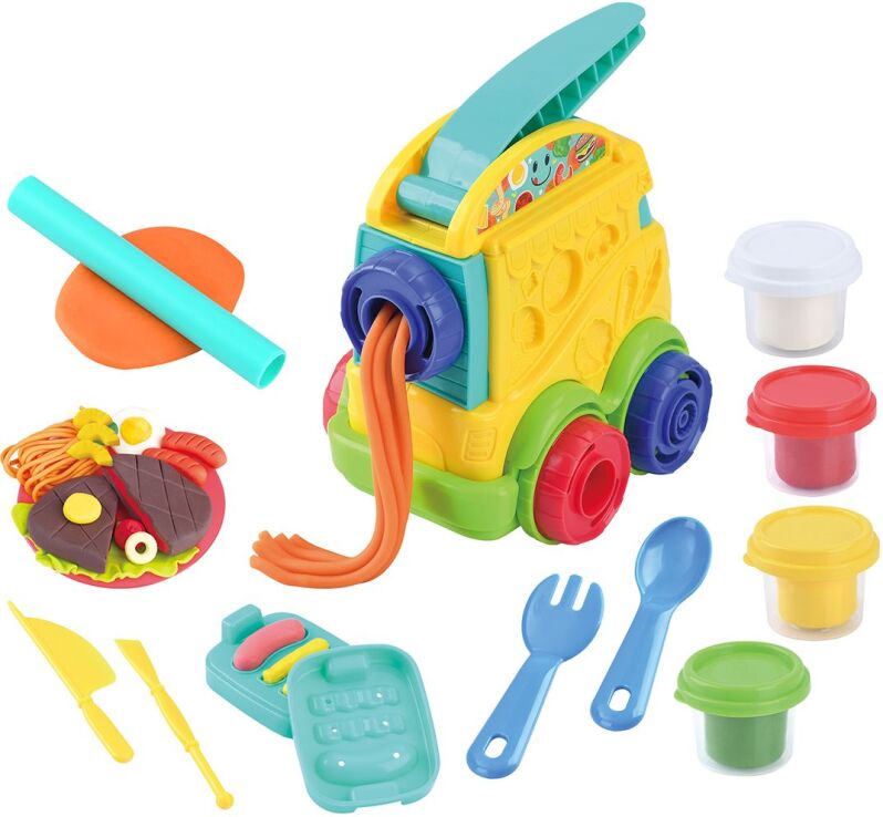 Playgo Πλαστοζυμαράκια Dough Go Food Truck (8254) (1)