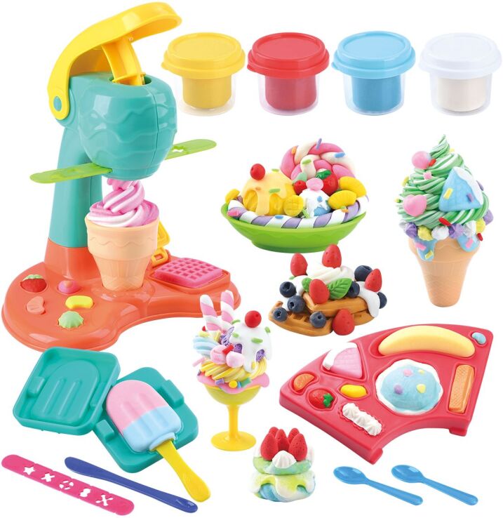 Playgo Πλαστοζυμαράκια Dough Ice Cream Delight (8250) (1)
