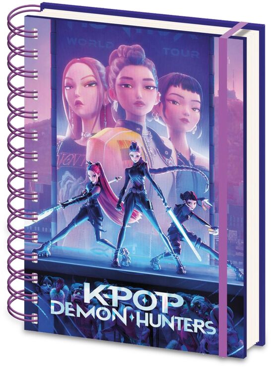 KE K-Pop Demon Hunters Σημειωματάριο A5 Σπιράλ (SR2510683) (0)
