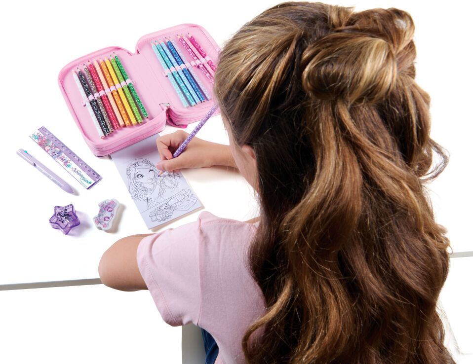 Nebulous Stars 3-Tier Pencil Case-3 Σχέδια (12606) (6)