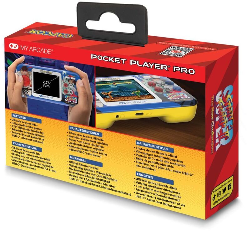 MyArcade Ηλεκτρονικό Χειρός Retro Street Fighter II Pocket Player Pro (DGUNL-4187) (7)