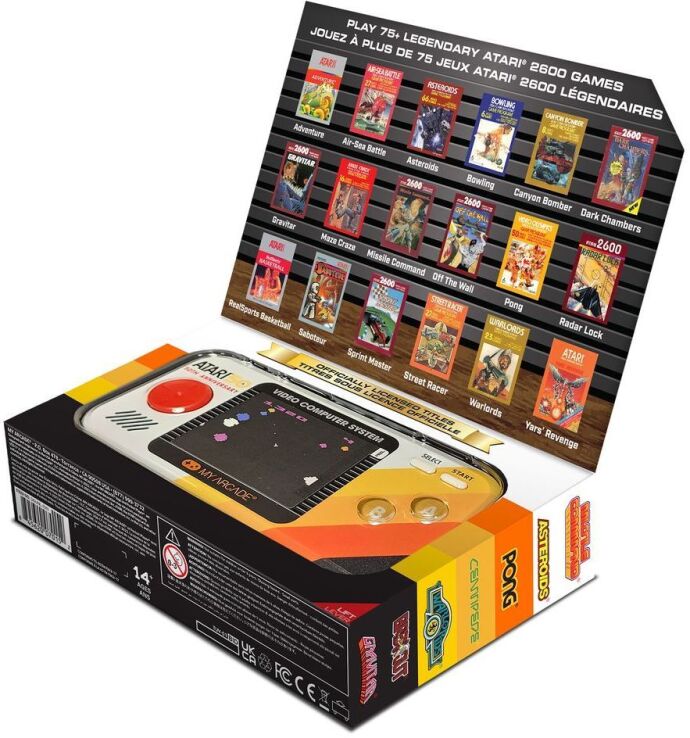 MyArcade Ηλεκτρονικό Χειρός Retro Attari Pocket Player Pro (DGUNL-7015) (2)