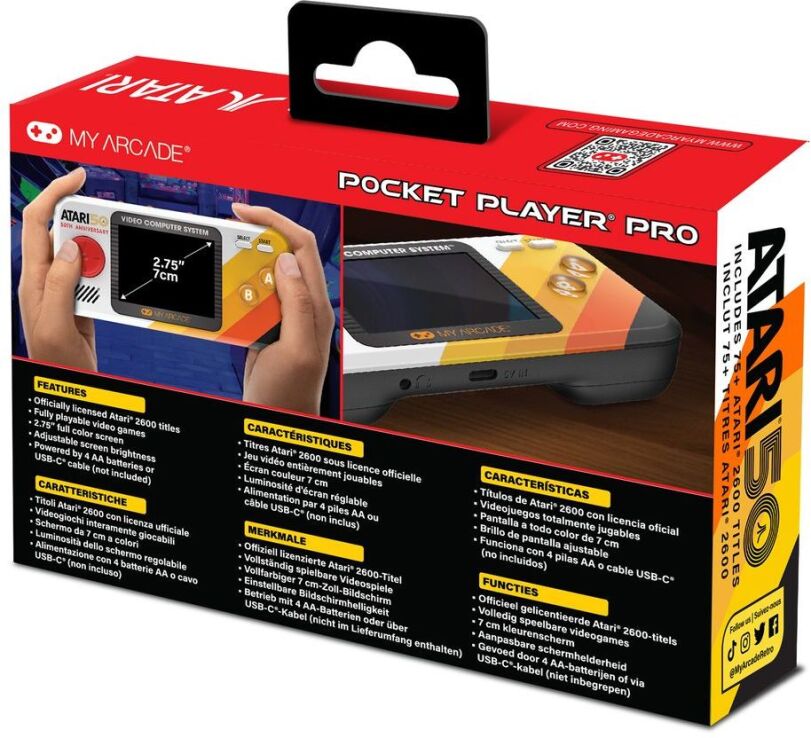 MyArcade Ηλεκτρονικό Χειρός Retro Attari Pocket Player Pro (DGUNL-7015) (7)