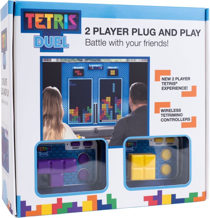 Fizz Ηλεκτρονικό Χειρός Tetris 2 Player Plug & Play (320142) (0)