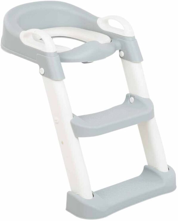 Kikkaboo Κάθισμα Τουαλέτας Με Σκάλα Lea Grey (31403010017) (0)