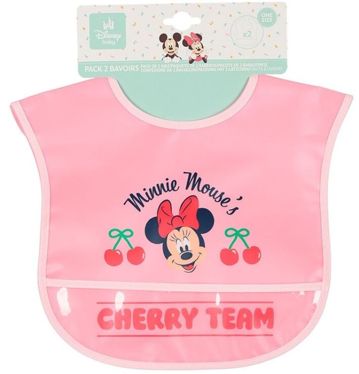 Sun City Κ26 Minnie Σετ 2 Σαλιάρες Eva (EZ09004) (1)