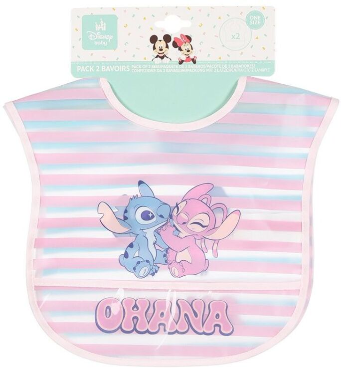 Sun City Κ26 Lilo & Stitch Σετ 2 Σαλιάρες Eva (EZ09020) (1)