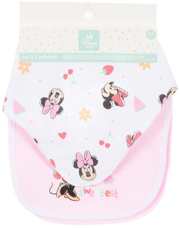 Sun City Κ26 Minnie Σετ 3 Σαλιάρες (EZ09027) (1)