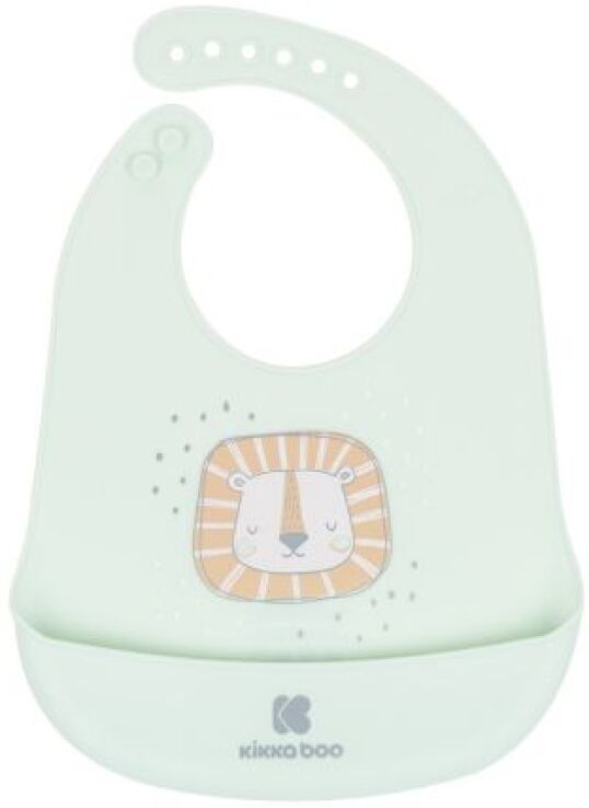 Kikkaboo Σαλιάρα Σιλικόνης Savanna Mint (31303030047) (0)