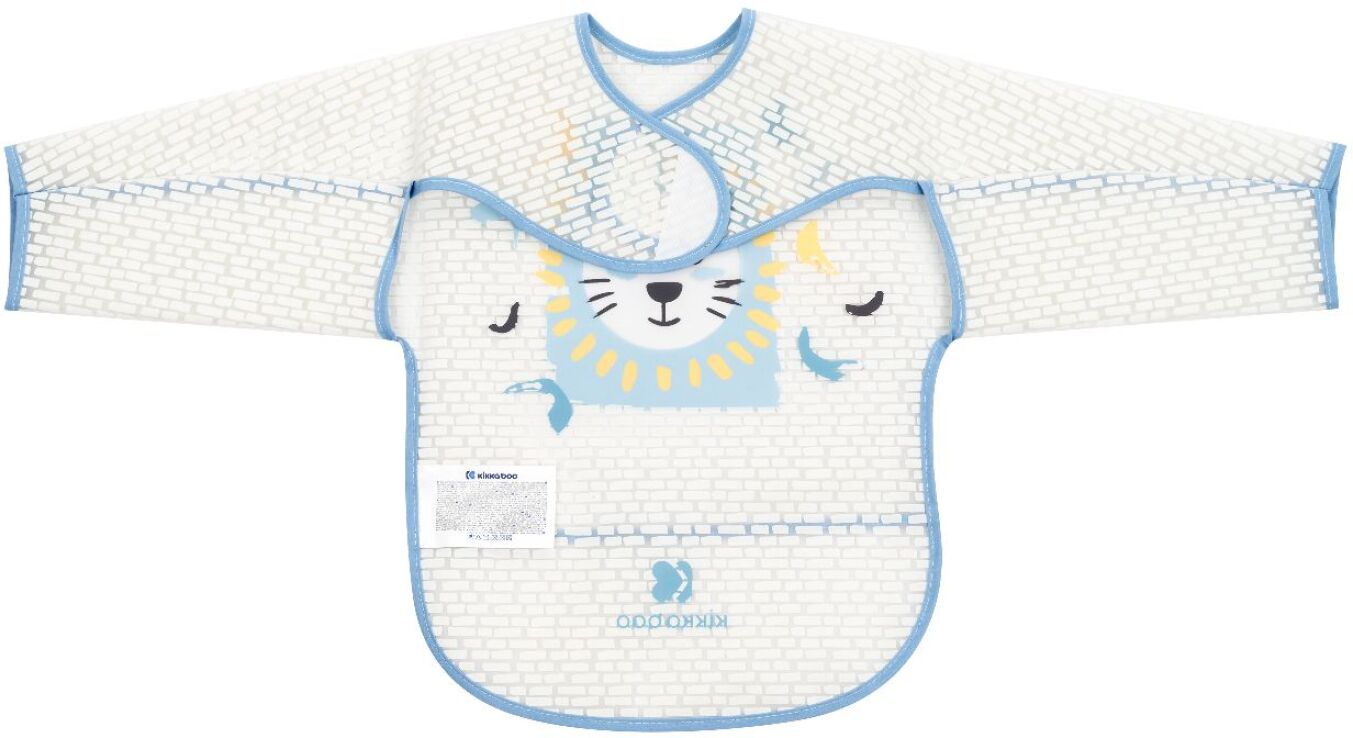 Kikkaboo Σαλιάρα Με Μανίκια Arty Blue (31303030059) (2)