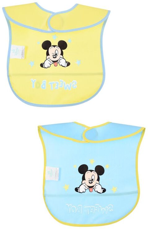 Sun City Χ25/26 Mickey Σετ 2 Σαλιάρες Eva (HY00178) (2)