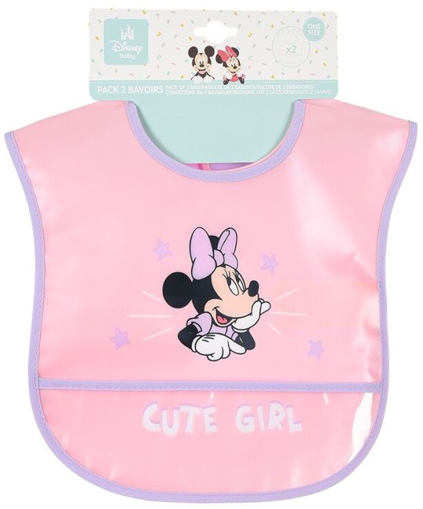 Sun City Χ25/26 Minnie Σετ 2 Σαλιάρες Eva (HY00179) (1)