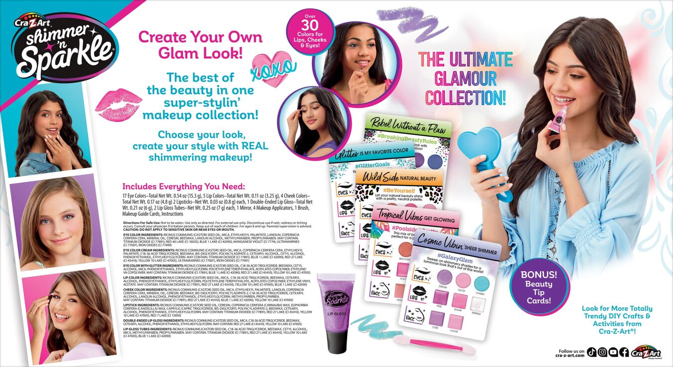 Cra-Z-Art Shimmer'N Sparkle Ultimate Glitz & Glam Beauty Set (65591) (5)