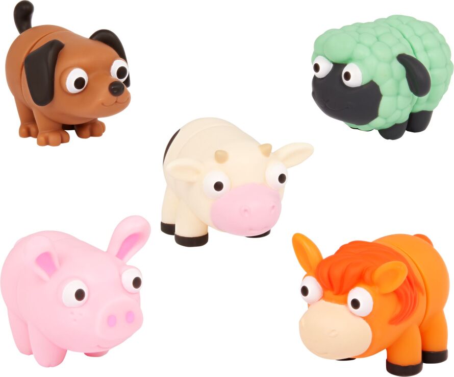 Battat Σετ Ζωάκια Sensory Mix & Match Farm (BT1840Z) (2)