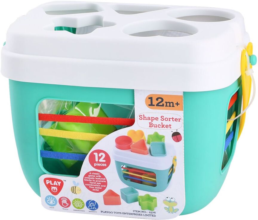 Playgo Σετ Bucket Shape Sorter (2376) (1)
