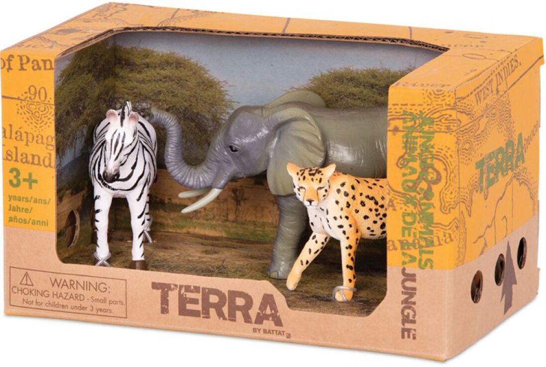 Terra Σετ Jungle Animals 3 Τμχ (AN2809Z) (1)