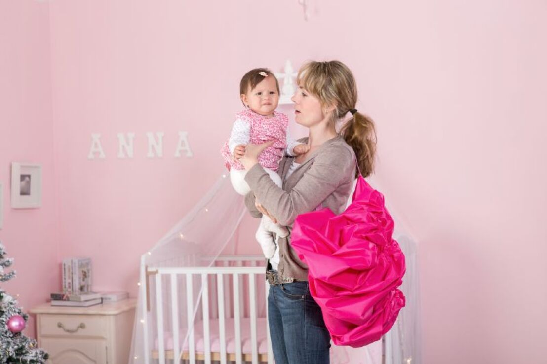 High Hope Τσάντα 2 In Storage Bag-Play Mat Pink (KD304-PINK) (2)