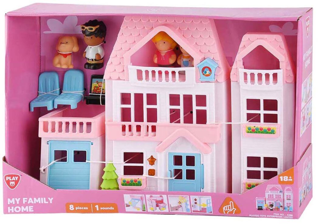 Playgo Σετ My Family Home B/O 8Τμχ (4388) (1)