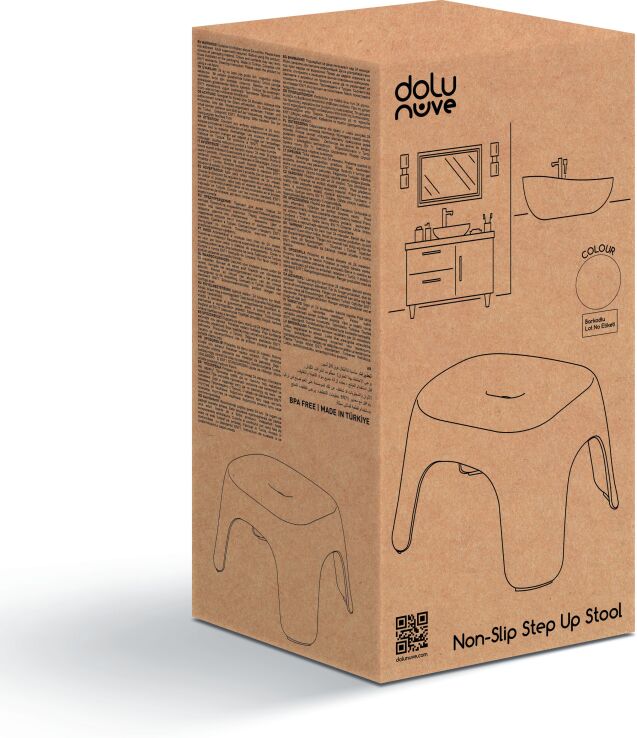 Dolu Step Up Stool-Beige (7126) (1)