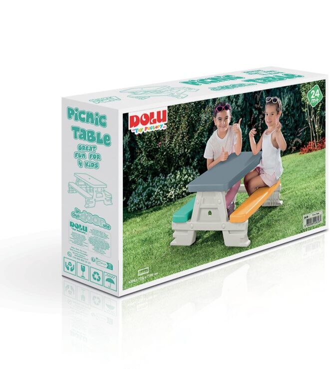 Dolu Τραπέζι Πικ-Νικ Grey (2618) (1)
