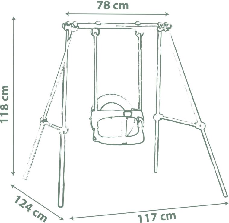 Smoby Pico Κούνια Με Βάση (7/830306) (2)