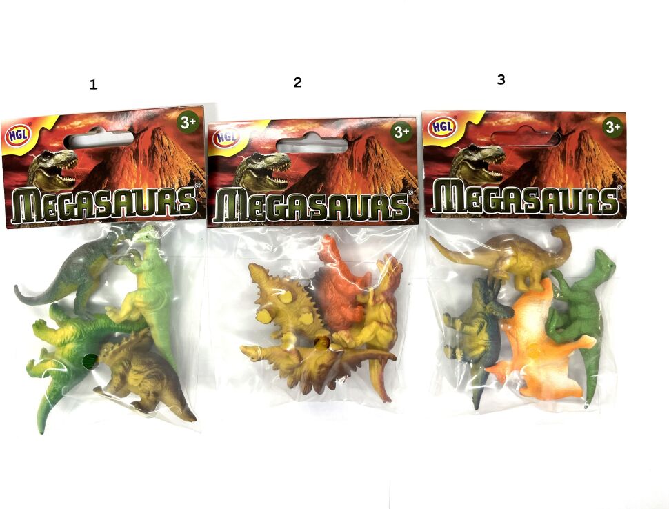 WC Δεινόσαυροι Σετ 2.5"-3 Σχέδια (2504-P3081/4) (0)