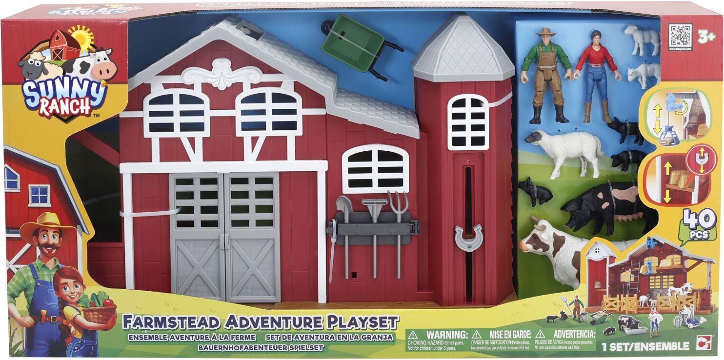 Chap Mei Sunny Ranch-Φάρμα Adventure Playset (559002) (1)