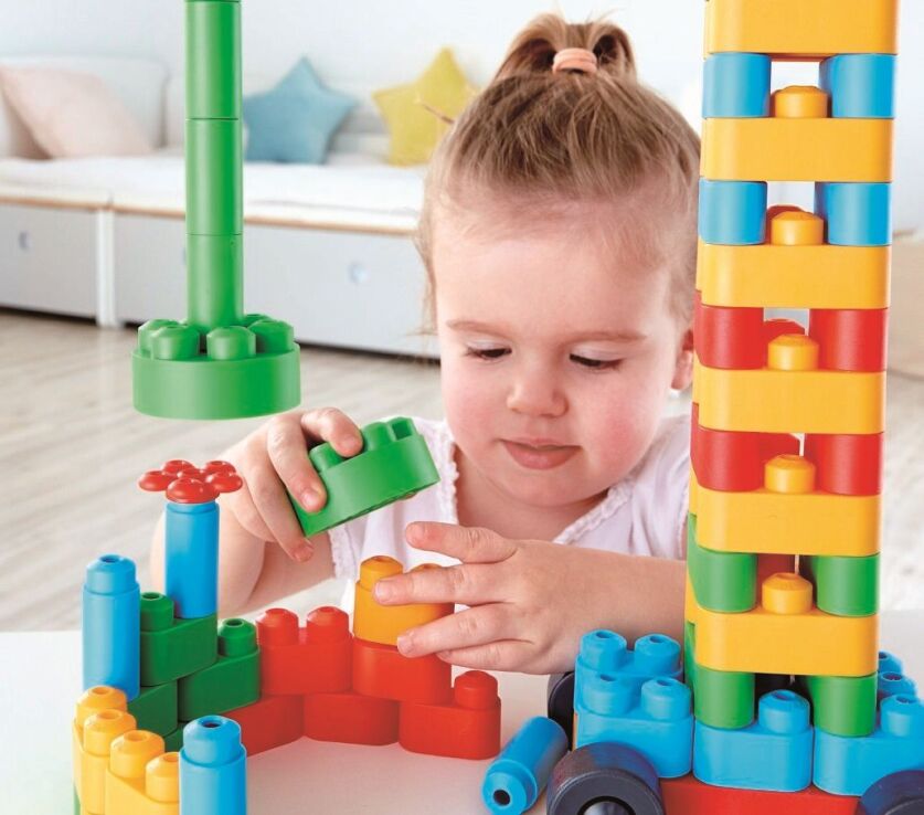 Hape PolyM Σετ Κατασκευών Builder Kit 80Τμχ (760008) (5)