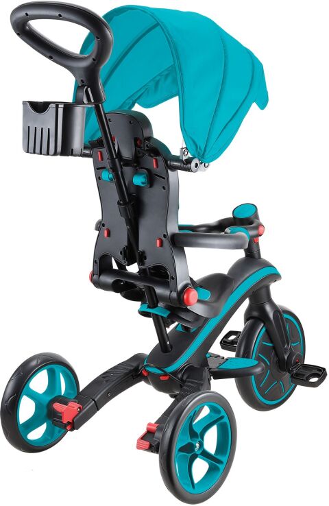 Globber Τρίκυκλο Trike Explorer Foldable 4 In 1 Teal (732-105) (5)