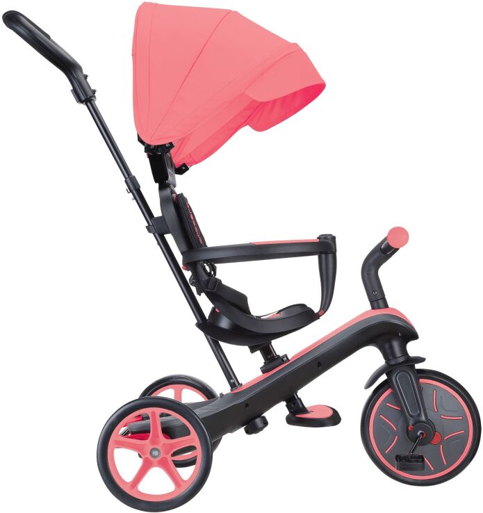 Globber Τρίκυκλο Trike Explorer 4 In 1 Coral Pink (634-110) (0)