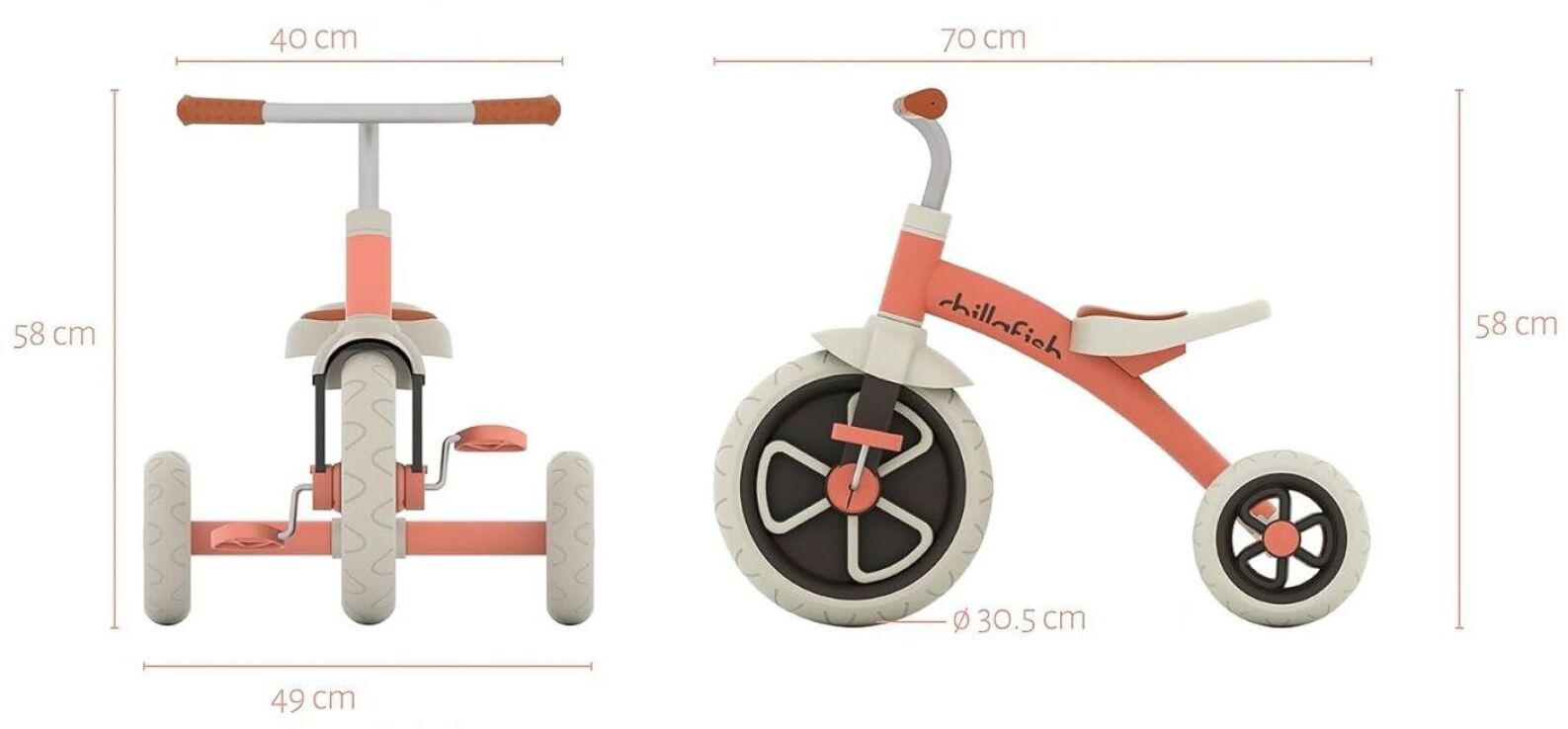 Chillafish Ziggi Salmon Τρίκυκλο (CPZG01SAL) (2)